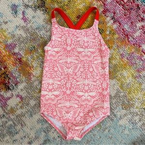 Boden Cross-back Printed Swimsuit